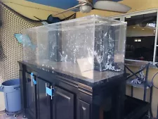 220 gallon aquarium: Acrylic Tank, Tank Stand, Canopy, and Sump. LOCAL ONLY