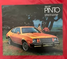 1980 Ford "PINTO" - Original Car Dealer Sales Brochure / Catalog