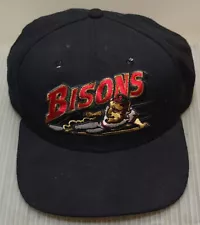 Buffalo Bisons Black Red UV New Era Snapback Size Medium-Large Rare Exclusive