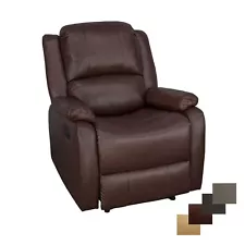 RecPro Charles 30" RV ZWR Mahogany Zero Wall Recliner Chair Furniture Seating