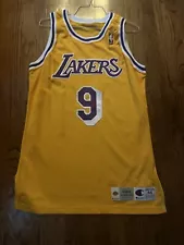 1995-96 Nick Van Exel Game Worn Los Angeles Lakers Home Jersey