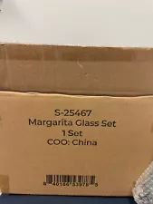 Orca Rita Margarita Drink Glass Teal Blue Insulated Spill Proof Set Of 2 13oz