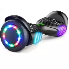 TOMOLOO Hoverboard with Bluetooth Speaker and Colorful LED Lights UL2272 Certifi