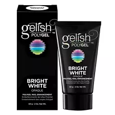 Gelish PolyGel Nail Enhancement Bright White 2oz For Sale!