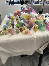 Vintage 1983 -86 My Little Pony Unicorns Lot 35 Hasbro Hong Kong