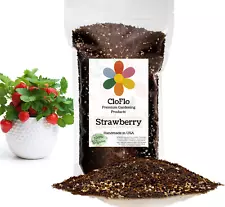 CloFlo Premium Strawberry Plant Soil - Nutrient-Rich Blend for Healthy Plant