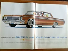 1963 Oldsmobile Super 88 Sedan Ad Presenting for '63