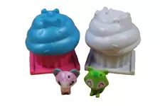 Animal Jam Mini Figures With Houses Lot of 4 items Mattel Toys