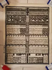 Rare 2010 Japanese Sumo Banzuke Table not for sale Japan