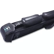 SHORE SHOT 2 Butt 3 Shaft Billiard Pool Cue Case Black