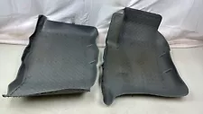 1991-1997 Toyota Land Cruiser Rubber Front Floor Mats Hilux Vintage OEM (For: 1997 Land Cruiser)