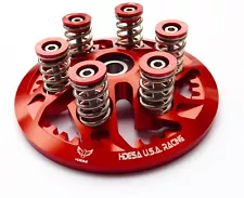 DUCATI DRY CLUTCH PRESSURE PLATE KIT RED ANODIZED by HDESA most 6-speed dry (For: 1976 Ducati 860 GTS)