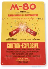 M-80 Firecracker Sign C407