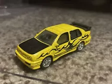 Racing Champions Fast and the Furious Old 1995 Volkswagen Jetta Yellow Vdub 1/64