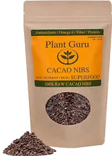 Raw Cacao / Cocoa Nibs 100% Pure Kosher 1 lb. Raw Chocolate Arriba Nacional Bean