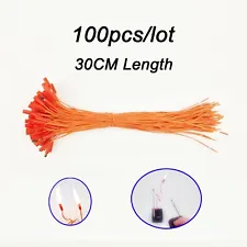 100pcs 30CM Electric Connecting Wire for Fireworks Firing System Igniter Match