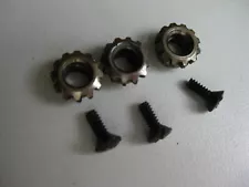 Lot of 3 Vintage 50's Martin Guitar Waverly Tuner Shaft Gear Screw for Project