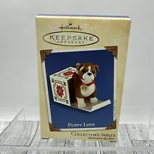 Hallmark Keepsake Puppy Love Christmas 2003 Collectible Thirteenth Boxer