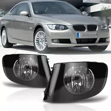 For 2007-2011 BMW 3 Series E92 E93 Coupe 335i/328i Fog Lights Smoke Lens Pair (For: More than one vehicle)