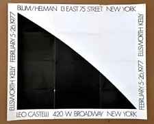 Ellsworth Kelly 26.25” x 22” at Blum/Helman, 1977