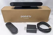 Facebook Portal TV Smart Video Calling Camera with Box - Model LW94NS - TESTED