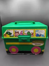 Vintage Sweet Pickles Preschool Program Learning Case Activity Bus With Cards