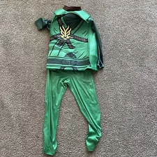 Lego Ninjago Lloyd Boys Halloween Costume Green - Size M 7-8 Years Old