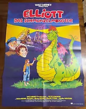 FLAT PETE'S DRAGON 1977 GERMAN MOVIE POSTER 23 x 33 HELEN REDDY SEAN MARSHALL