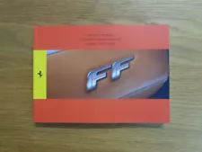 Ferrari FF Owners Handbook/Manual (U.S and Canada Version) (2016)