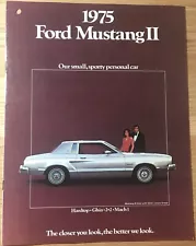 1975 Ford Mustang II Dealership Handout, Hardtop, Ghia, 2+2, Mach 1