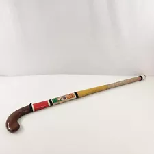 Vintage Wood Field Hockey Stick DD Sharma India Made for Team Canada Womens 35"