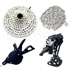 Shimano 4pc M6100 12S Groupset,Shifter,Rear Derailleur,Cassette 51T Micro Spline