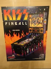 Kiss Pinball Machine Stern Flyer