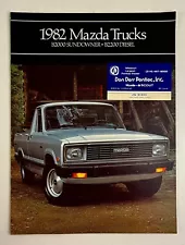 1982 Mazda Trucks B2000 Sundowner B2200 Diesel Vtg Dealer Sales Promo Booklet