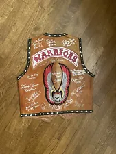 LAST ONE - The Warriors Movie Signed Genuine Leather vest autographed orphans