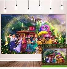 Mirabel Moive Disney Encanto Photo Backdrop Birthday Photo Background 48”x36”