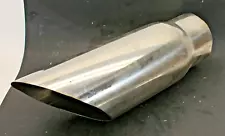 6" Chrome Exhaust Tip for Diesel Truck 18-1/2 OAL