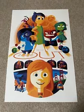 Cyclops Print Works Tom Whalen Inside Out Print Poster Disney Pixar