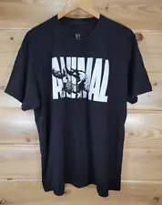 Animal Supplements T Shirt Men XL Ironclad Black Bodybuilding Fitness Gym