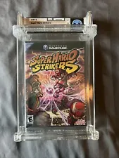 1st Print Super Mario Strikers Nintendo GameCube WATA 9.2 A Factory Sealed New