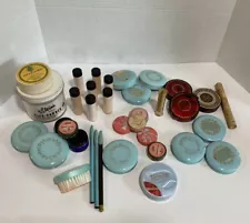 VTG Steins Max Factor Ponds Angel Face Compacts Liner Rouge Makeup 36 Piece Lot