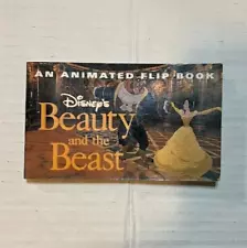 VINTAGE 1992 DISNEY’S BEAUTY AND THE BEAST ANIMATED FLIP BOOK