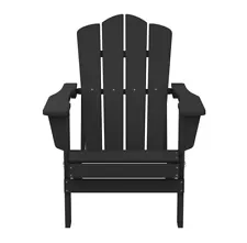 Folding outdoor patio chairs, HDPE Resin Adirondack Chair