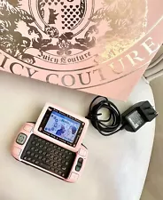 Pink Vintage T-Mobile Juicy Couture Sidekick II (2) Phone *POWERS ON* SHARP