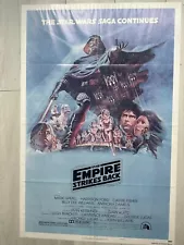 The Empire Strikes Back 1980 (Original 1st Edit) US 1 Sheet Style B Film Poster