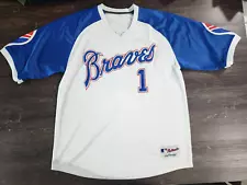 Ozzie Albies White Atlanta Braves Majestic Authentic Collection Jersey L