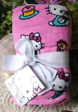 New ListingNew Hello Kitty SANRIO Bright Pink Cotton Hand Towels Pack Of 2