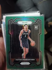 Panini Prizm Victor Wembanyama Green Prizm Rookie Card