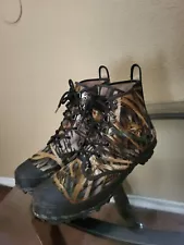 Steel Shank Men's Snake Ankle Hunting Boots.size 12,Condition Is Very Good.