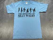 Blue Ministry Of Silly Walks Monty Python Shirt Small 2013